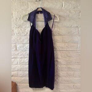 Morton Myles for Saks 5th Avenue Velvet 80s Dress